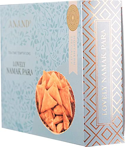 Anand Lovely Namak Para (250 X 2) Pack of 2 Tradional Indian Snack | Best Tea Partner | Delicious Crisp and Crunch | Home made snack, Gram Pulse Flour(FROM INDIA)JEZ - View 5 of 5