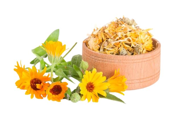 A D Food &amp; Herbs Dried Calendula Petals Aromatic Edible for Homemade Lattes, Tea Blends, Bath Salts, Gifts, Crafts (20 Gms x pack of 2) (FROM INDIA)SAB - View 4 of 5