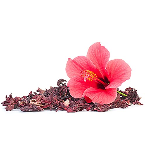A D Food &amp; Herbs Organic Dried Hibiscus Flower/Gudhal ke phool Natural Ayurveda Herbal Aromatic Edible for Homemade Lattes, Tea Blends, Bath Salts, Gifts, Crafts (20 Gms x pack of 2) (FROM INDIA)SAB - View 3 of 4