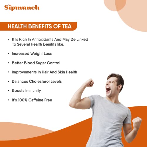 Sipmunch Premium Bourbon Whiskey Tea| Premium Grade Darjeeling Tea &amp; Bourbon Whiskey Infused Flavour whiskey tea - 15 grams (FROM INDIA)SAB - View 5 of 5