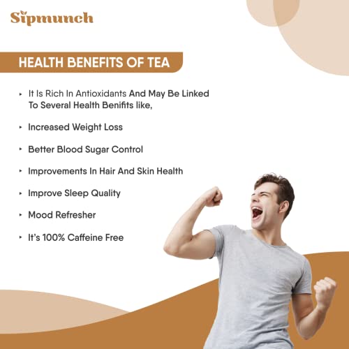 Sipmunch Premium Bombay Cutting Chai| Premium Assam CTC, Cardamom, Ginger &amp; Fennel Seeds Masala Tea - 15 grams (FROM INDIA)SAB - View 5 of 5