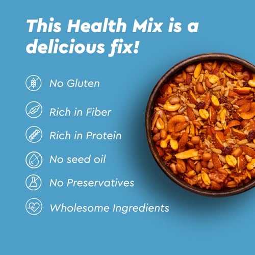 Upside Health Peri Peri Trail Mix (Pack of 1, 100g) | 100% Seeds &amp; Nuts | Diabetes Friendly - Vegan - Gluten Free - All Natural (FROM INDIA)SAB - View 4 of 7