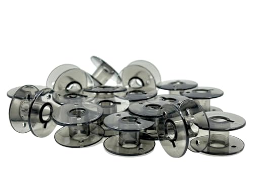 Zenith Imported Plastic Bobbins for All Domestic Automatic and Manual Sewing Machines.Suitable for Models Like Singer, Usha Janome, Brother, Rajesh, Zenith etc.Multicolor (Black Trasparent 10)FROM INDIA(NUZ) - View 3 of 7