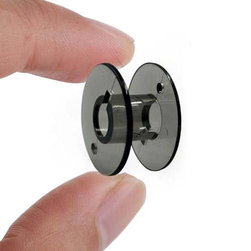 Zenith Imported Plastic Bobbins for All Domestic Automatic and Manual Sewing Machines.Suitable for Models Like Singer, Usha Janome, Brother, Rajesh, Zenith etc.Multicolor (Black Trasparent 10)FROM INDIA(NUZ) - View 7 of 7