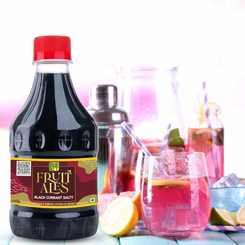 Dhampure Speciality Black Currant Salty, 300ml | Mocktail Cocktail Vodka, Rum, Gin Mixer Syrup | Makes 10-12 Drinks Each Bottle | Pour Add Stir &amp; Sip Syrup For Cocktails | Non Alcoholic Beverage(FROM INDIA)JEZ - View 5 of 7