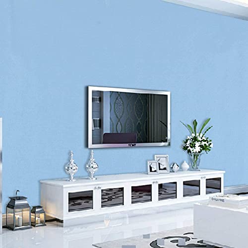 ANNACREATIONS Self Adhesive Green Solid Texture Wallpaper Waterproof Vinyl Stickers PVC Wall Papers (18''inches x 120'' inches) (Sky Blue) - View 2 of 6