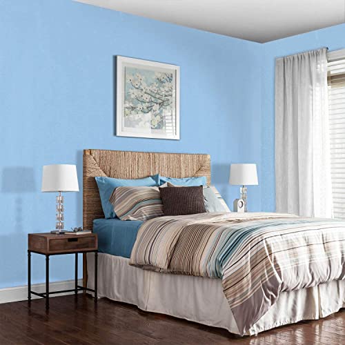 ANNACREATIONS Self Adhesive Green Solid Texture Wallpaper Waterproof Vinyl Stickers PVC Wall Papers (18''inches x 120'' inches) (Sky Blue) - View 6 of 6