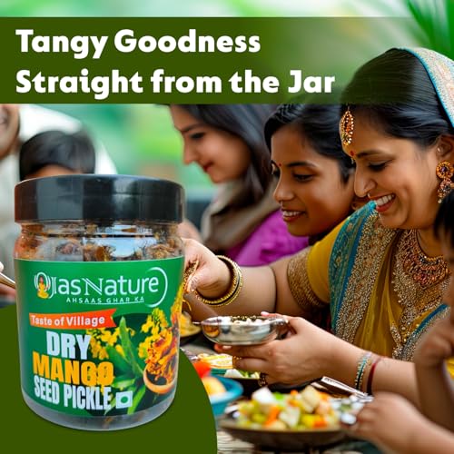 Ojas Nature Homemade Dry Mango Pickle 400g Aam Ka sukha Achar-Less Oil &amp; Preservative Free | Fresh Mango Pickles &amp; chutneys (400 G) - View 5 of 6