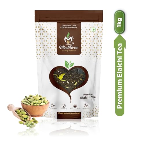 MindBrew Premium Pure Natural Elaichi Tea | Elaichi Aromatic | Natural Rich &amp; Aromatic Chai | Pure Ingredients | No Artificial Flavour (1kg) (FROM INDIA)SAB - View 2 of 7
