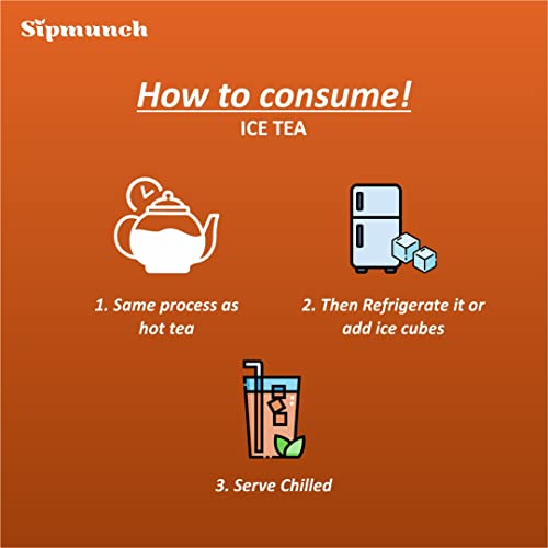 Sipmunch Bourbon Whiskey Tea and Infused with Whiskey Flavour taste-16 tea bags (FROM INDIA)SAB - View 5 of 5
