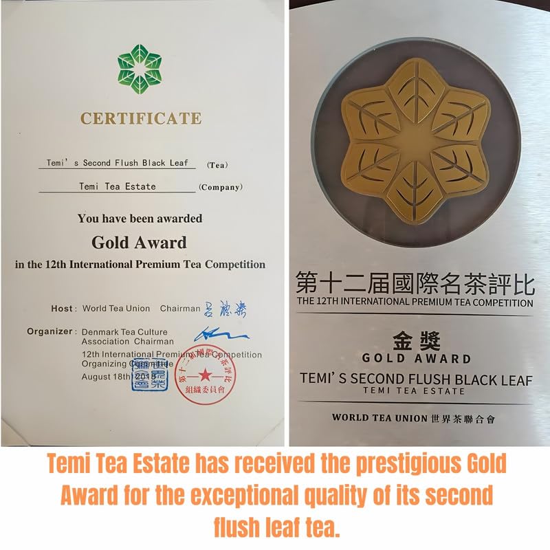 SIKKIM GOLD-BLACK TEA| SIKKIM ORGANIC TEMI TEA | LEAF TEA |100G| AUTHENTIC SECOND FLUSH | TEMI TEA ESTATE CERTIFIED | USDA |IMO |ONECERT | AWARD-WINNING FLUSH IN QUALITY (FROM INDIA)SAB - View 6 of 7