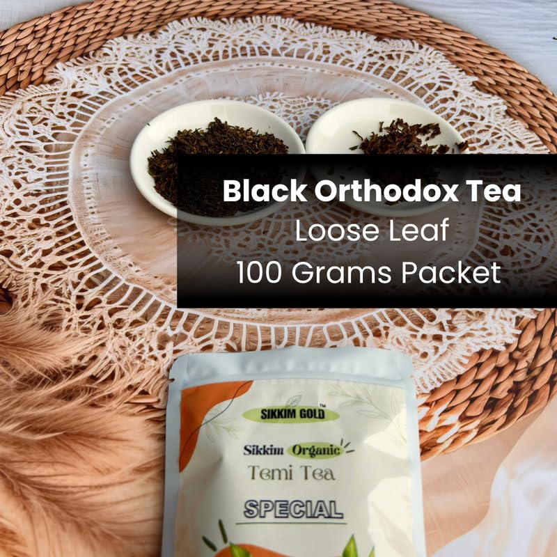 SIKKIM GOLD- BLACK TEA |40 BAGS| SIKKIM ORGANIC TEMI TEA | GREAT TASTE | AUTHENTIC TEMI TEA |ESTATE CERTIFIED |USDA |IMO |ONECERT | AUTHENTIC DIP PACKET (FROM INDIA)SAB - View 5 of 6