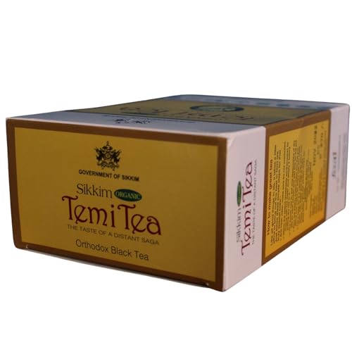 BLACK TEA SIKKIM ORGANIC TEMI TEA LEAF TEA |BROKEN LEAF|125g|Pack of 1| AUTHENTIC BROKEN|USDA |IMO |ONECERT Certified | VERY GOOD AROMA AND TASTE |OWNED BY GOVT OF SIKKIM (FROM INDIA)SAB - View 3 of 7