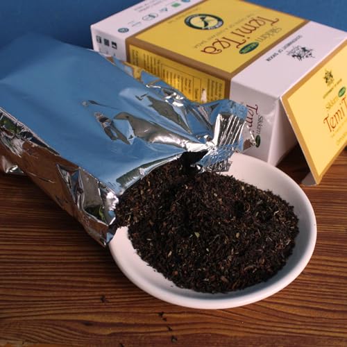 BLACK TEA SIKKIM ORGANIC TEMI TEA LEAF TEA |BROKEN LEAF|125g|Pack of 1| AUTHENTIC BROKEN|USDA |IMO |ONECERT Certified | VERY GOOD AROMA AND TASTE |OWNED BY GOVT OF SIKKIM (FROM INDIA)SAB - View 6 of 7