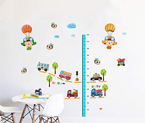 Decal O Decal Vinyl 'Height Chart with Cute Babies' Cartoon Self Adhesive Wall Stickers Pack of 2(FROM INDIA FAAZ) - View 2 of 4