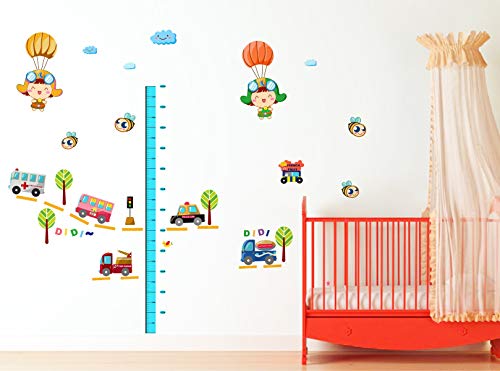 Decal O Decal Vinyl 'Height Chart with Cute Babies' Cartoon Self Adhesive Wall Stickers Pack of 2(FROM INDIA FAAZ) - View 3 of 4