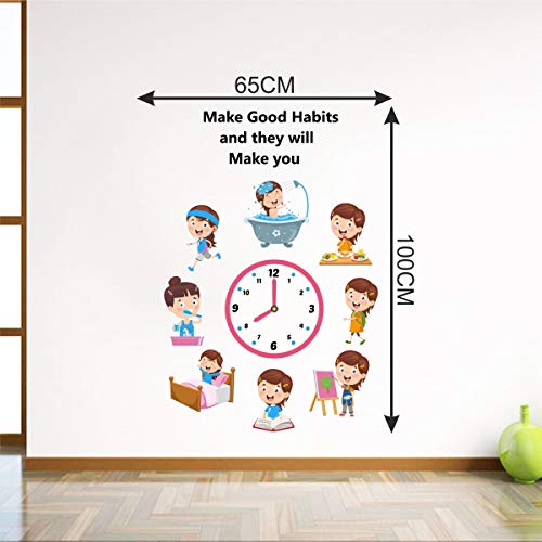 Decal O Decal Make Good Habbit and They Will Make You for Nursery School Kids Self Adhesive Wall Stickers (Pack of 3)(FROM INDIA FAAZ) - View 4 of 4