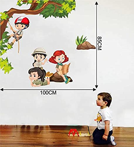 ESP Creation Combo Set of 2 Golden Deer with Birds | Kids Activity Wall Decals for Hall, Bedroom &amp; Kitchen(FROM INDIA FAAZ) - View 3 of 4