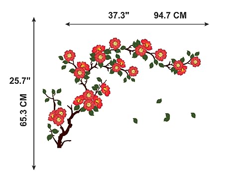 ESP Creation Combo Set of 2 Floral Branch Antique Flowers | Branches and Cages Wall Decals for Hall, Bedroom &amp; Kitchen(FROM INDIA FAAZ) - View 4 of 4