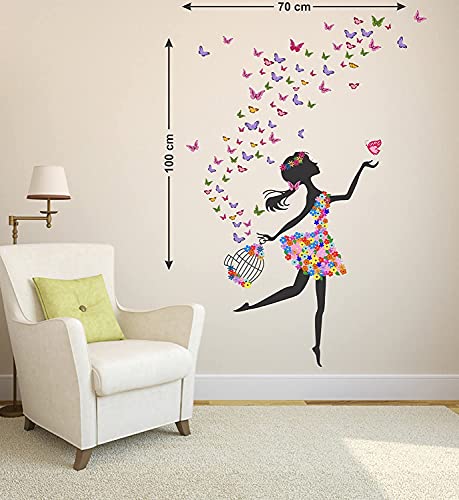 ESP Creation Combo Set of 2 Golden Deer with Birds | Dreamy Girl Wall Decals for Hall, Bedroom &amp; Kitchen(FROM INDIA FAAZ) - View 3 of 4