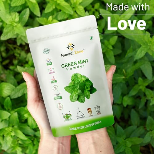 Nimadi Zone Green Mint Leaf Powder/Pudina Leaf Powder -500 GM by Nimadi ZoneFROM INDIA(NUZ) - View 5 of 7