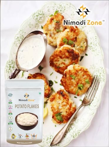 Nimadi Zone Potato Flakes | Dehydrated Potato | Aaloo ka Mash | Instant ALOO POHA READYMIX Pack - 500 GM X 2 = 1 KG By Nimadi ZoneFROM INDIA(NUZ) - View 4 of 7