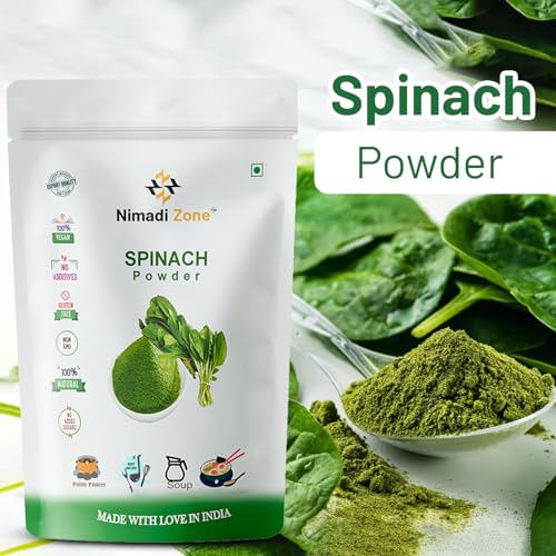 Nimadi Zone Green Spinach Leaf Powder (Palak Leaf Powder) -100 GM by Nimadi ZoneFROM INDIA(NUZ) - View 2 of 7