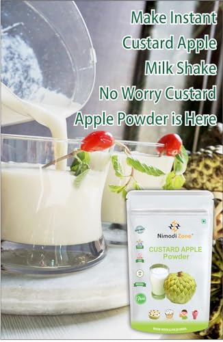 Nimadi Zone Custard Apple Fruit Powder | Sitaphal Powder | Dry - 500 GM by Nimadi ZoneFROM INDIA(NUZ) - View 5 of 7