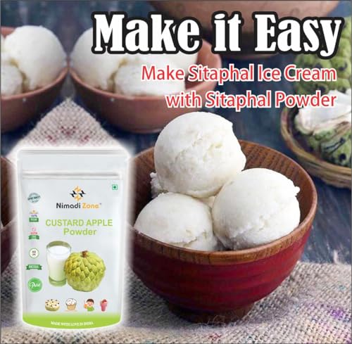 Nimadi Zone Custard Apple Fruit Powder | Sitaphal Powder | Dry - 500 GM by Nimadi ZoneFROM INDIA(NUZ) - View 6 of 7