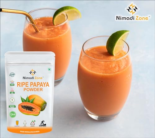 Nimadi Zone Ripe Papaya Fruit Powder | Spray Dried Powder | Taste Like Natural - 200 GM By Nimadi ZoneFROM INDIA(NUZ) - View 3 of 7