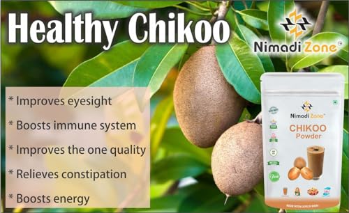 Nimadi Zone Chiku Powder | Chikoo Fruit Shake Powder | Dry, No Added Sugars - 500 GM by Nimadi ZoneFROM INDIA(NUZ) - View 3 of 6