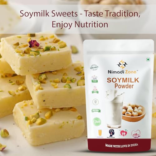 Nimadi Zone Soya Milk Powder | High in Protein | Vegan | Non-GMO - 100 GM by Nimadi ZoneFROM INDIA(NUZ) - View 2 of 7