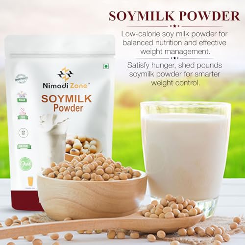 Nimadi Zone Soya Milk Powder | High in Protein | Vegan | Non-GMO - 100 GM by Nimadi ZoneFROM INDIA(NUZ) - View 4 of 7