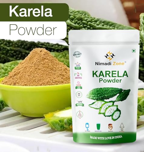 Nimadi Zone Karela powder | Bitter Melon Powder For Diabetes Control - 500 GM X 2 = 1 KG By Nimadi ZoneFROM INDIA(NUZ) - View 2 of 7