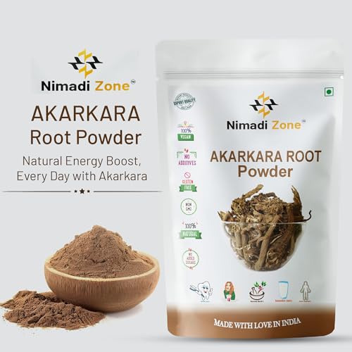 Nimadi Zone Akarkara Root Powder | Anacyclus Pyrethrum | Pellitory Root Powder- 100 GM By Nimadi ZoneFROM INDIA(NUZ) - View 2 of 7