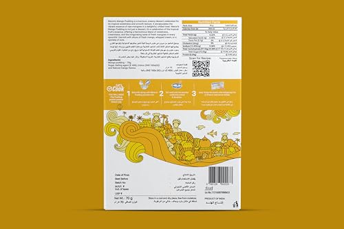 Meron Mango Pudding | Instant Dessert Mix | Natural Flavour &amp; Colour | Vegan | 3 Easy Steps | 70g(FROM INDIA)JEZ - View 4 of 6