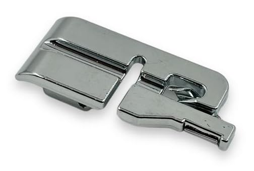 Zenith 10 pc Plastic Bobbins &amp; 6mm Lace Foot Pressure Foot for All Domestic Automatic Sewing Machine Like Usha janome Singer, Embroidery Machines. White Steel (6 mm LaceFoot + 10 Plastic Bobbin)FROM INDIA(NUZ) - View 6 of 7