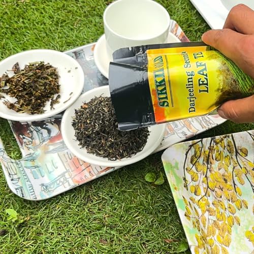 SIKKIM GOLD- Darjeeling Tea Loose Leaves|200g| 100% Pure &amp; Original Darjeeling Long Leave Tea | Second Flush Tea Loose Tea| Authentic Darjeeling Tea| (200) (FROM INDIA)SAB - View 2 of 7