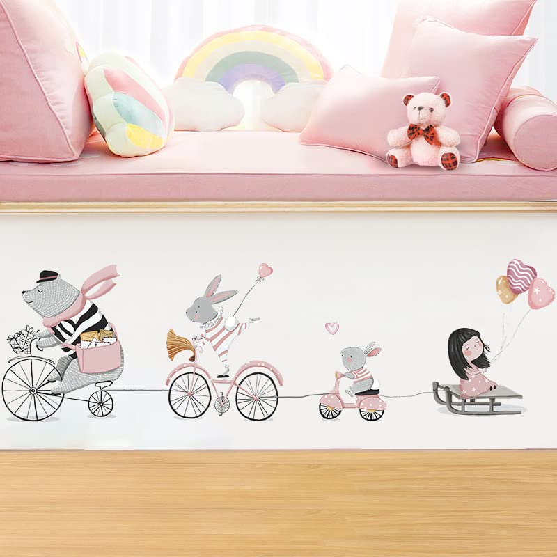 Tipi Tipi Tap Cycling Adventure Wall Stickers for Kids Baby Wall Stickers for Kids Room Bedroom Playroom Nursery Living Room D�cor Wall Art Wall Decoration Boho - View 2 of 7