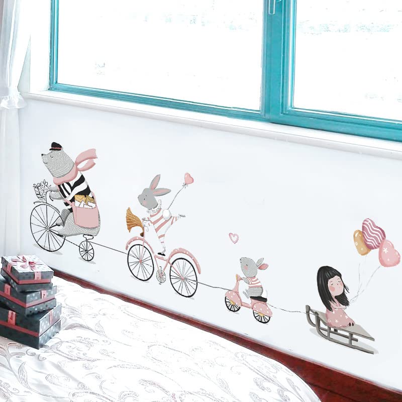 Tipi Tipi Tap Cycling Adventure Wall Stickers for Kids Baby Wall Stickers for Kids Room Bedroom Playroom Nursery Living Room D�cor Wall Art Wall Decoration Boho - View 4 of 7