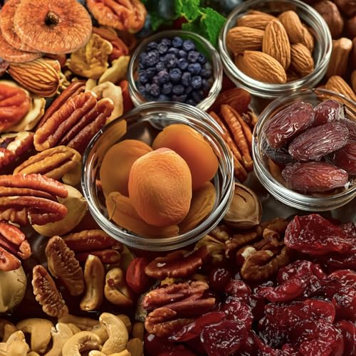 Nutslane Diabetic Friendly Trail Mix | Unsalted Mixed Dry Fruits - Figs, Almonds, Dates, Apricots, Hazelnuts, Pecans, Cranberries, Blueberries, Raisins, Cashews | Rich In Fiber &amp; Antioxidant | Cholesterol Free - 200g (FROM INDIA)SAB - View 2 of 7