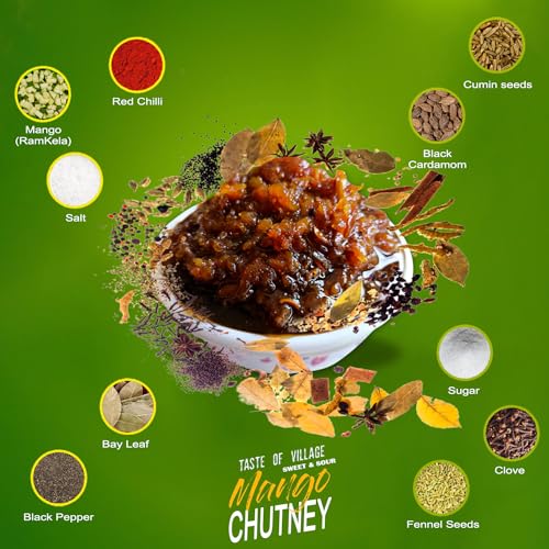 Ojas Nature Sweet and Sour Mango Chutney (700 g) | Khatti Meethi Aam Ki Chutney | AAM ka chunda khatta meetha Pickle | Sweet mango pickle | All Natural Homemade Chunda-No Preservatives - View 3 of 5