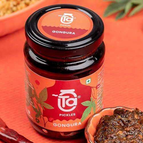 Ta Pickles | Gongura Pickle | 150g | Made with Cold Pressed Oil | Homemade | Traditional Indian Taste | Natural | No Preservatives (150 gm - View 5 of 7