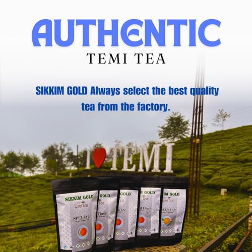 SIKKIM GOLD-BLACK TEA | SIKKIM ORGANIC TEMI TEA| 100 GMS | AUTHENTIC SPECIAL | ESTATE CERTIFIED | |USDA |IMO |ONECERT |ORIGINAL TASTE AND FLAVOUR | LOOSE LEAVES | PACK OF 1 (FROM INDIA)SAB - View 7 of 7