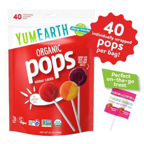 Yum Earth Organic Fruit Pops 40 Pieces, 241g (FROM DUBAI) SAM - View 2 of 7