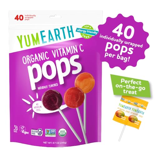 YumEarth Organic Vitamin C Lollipops (40 Pieces)248G (FROM DUBAI) SAM - View 3 of 7