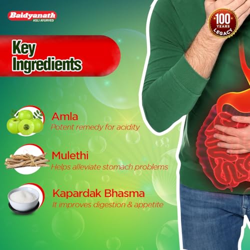 Baidyanath Ayucid - 50 Tablets(FROM INDIA)NUZ - View 6 of 7