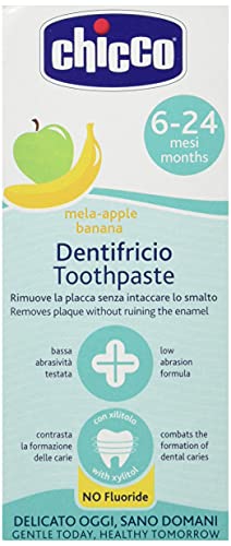 Chicco Oral Care Toothpaste (Mela-Applebanana), 50Ml, Pack Of 1 (FROM INDIA)SAB - View 2 of 7
