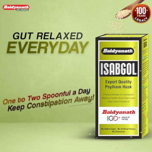 Baidyanath Isabgol - Psyllium Husk Powder - 200gm | Effectively Relieves Constipation | Fibre Supplement For Digestion(FROM INDIA)NUZ - View 5 of 6