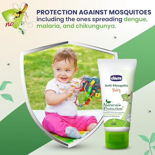 Chicco Anti-Mosquito Gel for Babies, Protects Against Dengue, Malaria and Chikungunya, DEET Free, Dermatologically Tested (100ml) (FROM INDIA)SAB - View 3 of 4